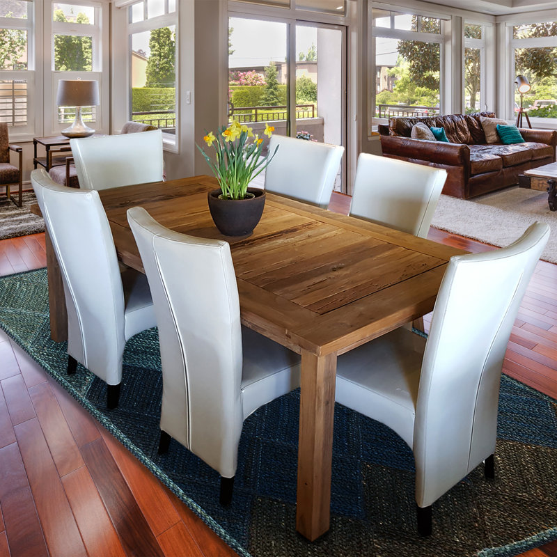 ChicTeak Teak Solid Wood Dining Table | Wayfair